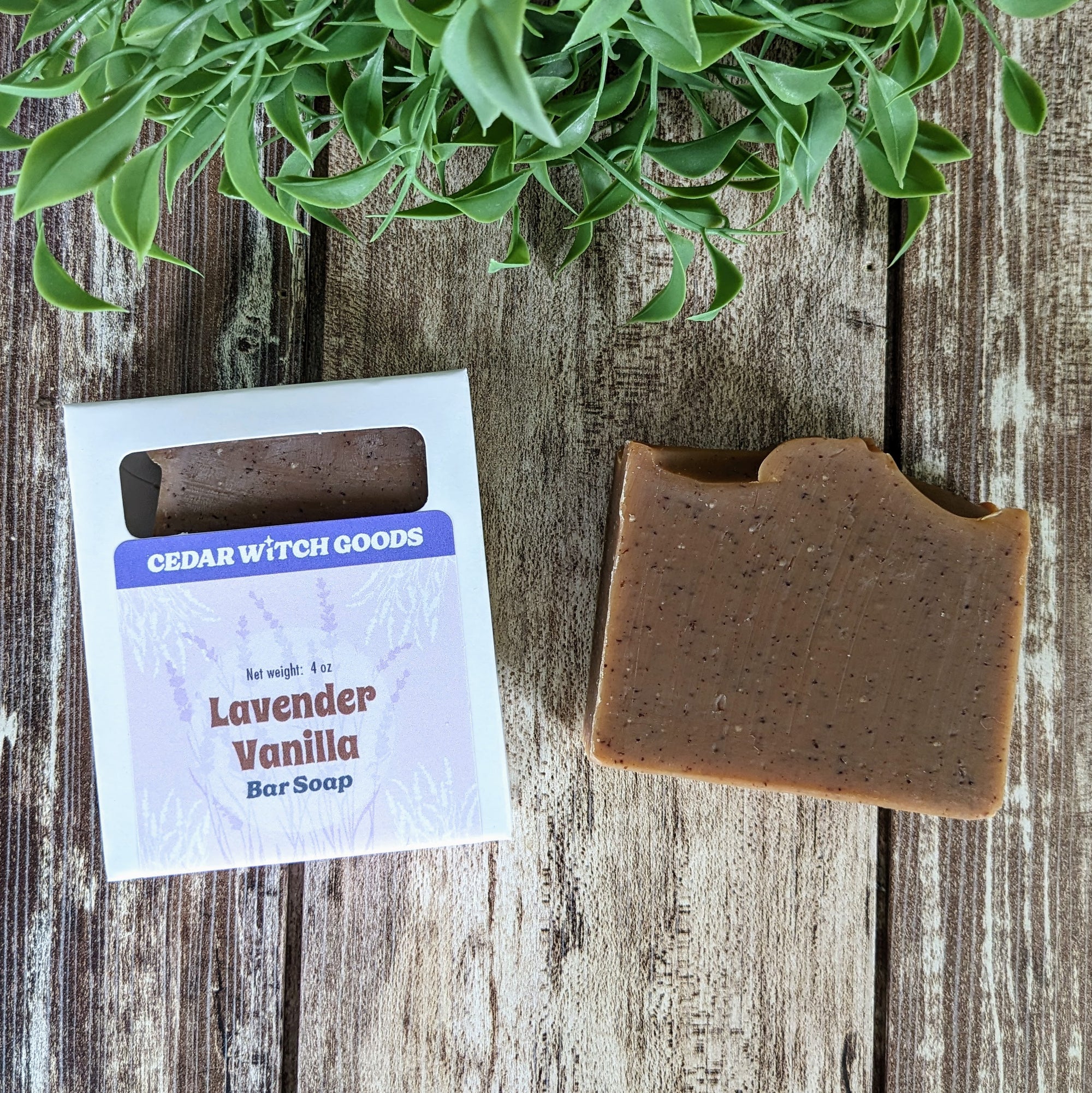 Lavender Vanilla Exfoliating Oatmeal Soap