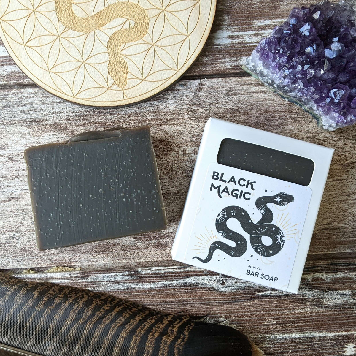Black Magic Witchy Soap
