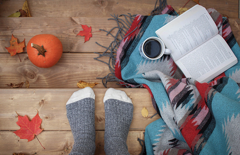 
          
            cozy photo with socks, book, coffee
          
        