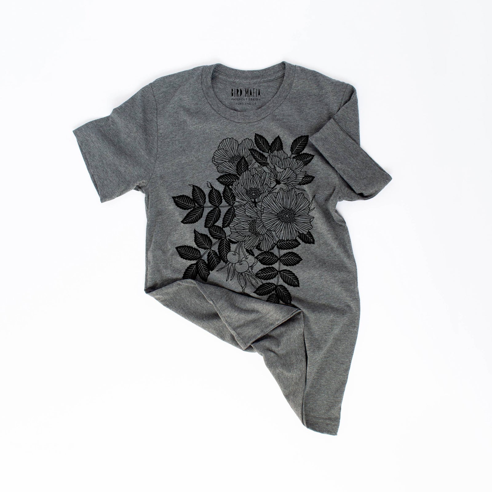 Wild roses t-shirt - Cedar Witch Goods
