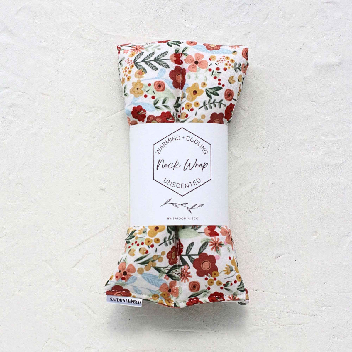 Neck and Body Wrap Hot Cold Weighted Rice Bag ⋆ Boho Flowers