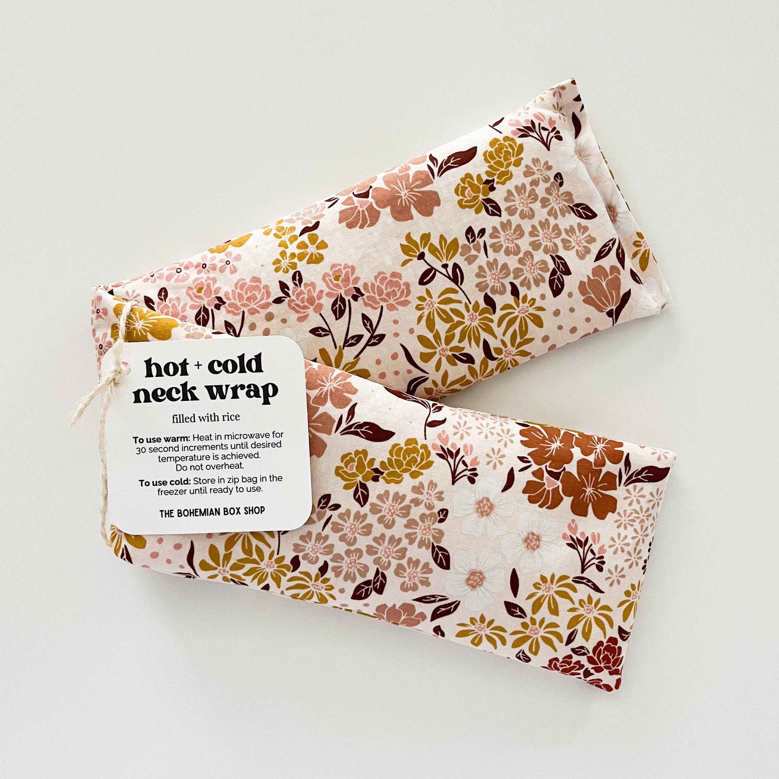 Earth Tone Florals | Hot & Cold Therapy Neck Wrap
