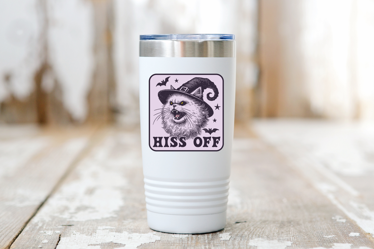 Hiss Off Vinyl Sticker