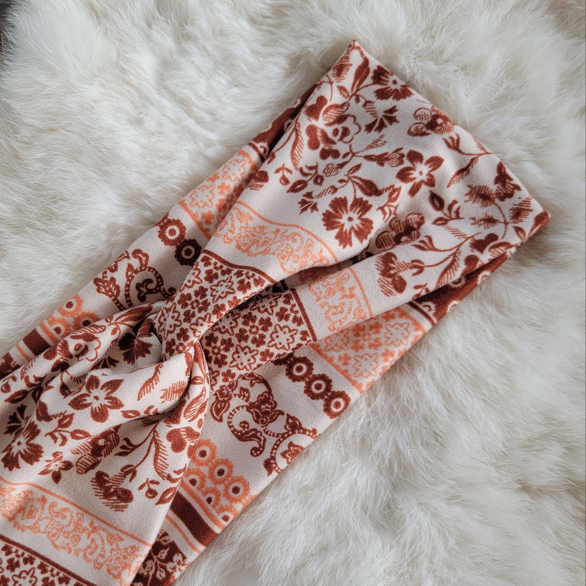 Brown Boho Tapestry Headband