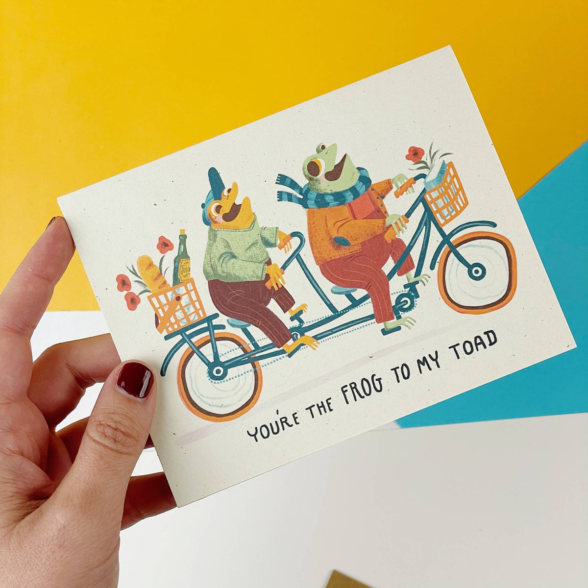 You&#39;re the Frog to my Toad Greeting Card