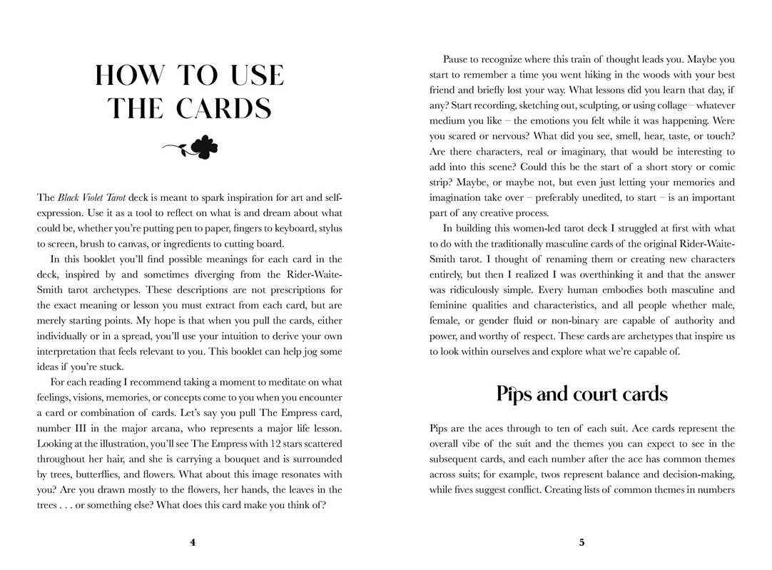 Black Violet Tarot by Heidi  Phelps