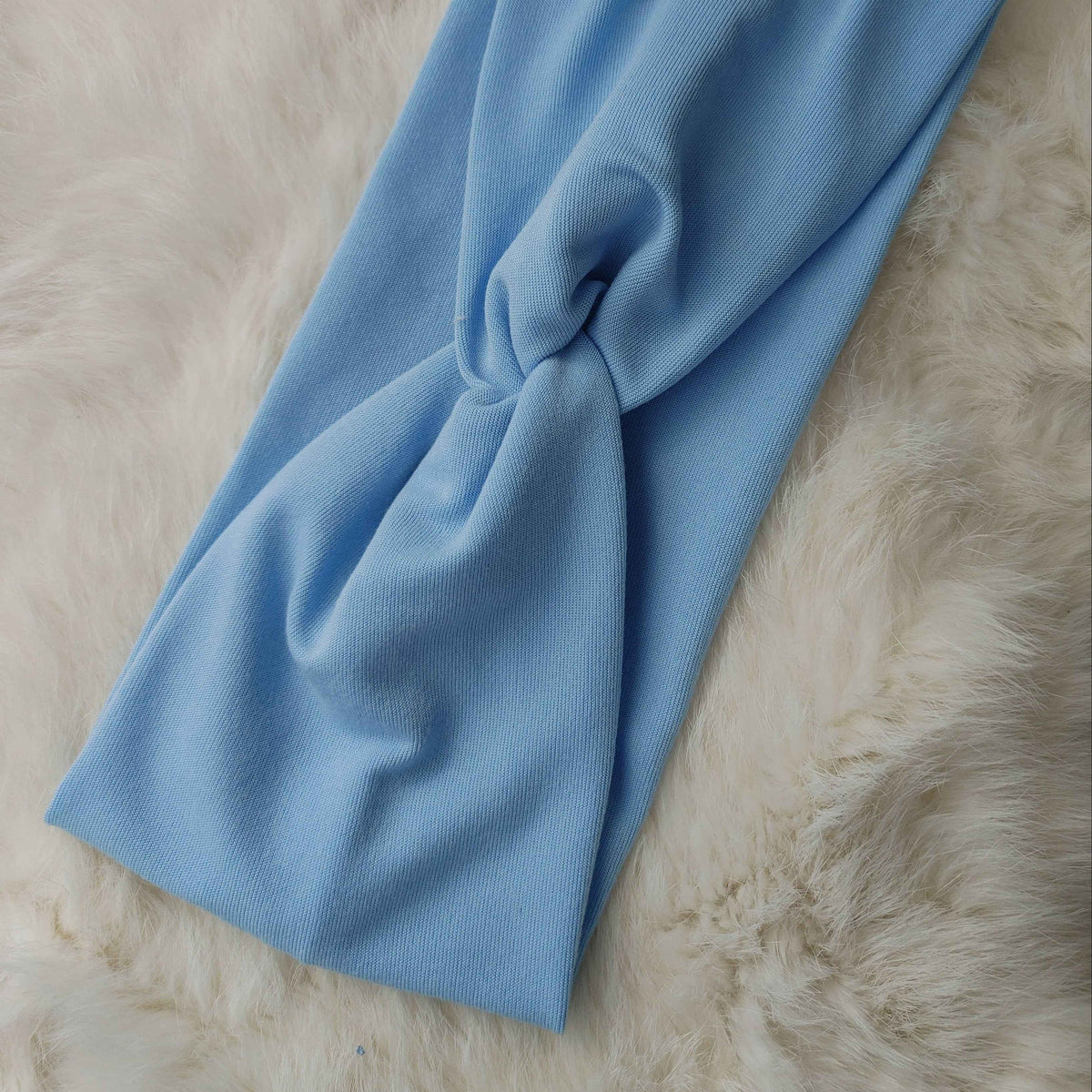 Light Blue Solid Colored Headband
