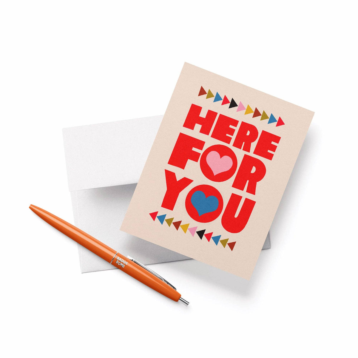 Here For You Greeting Card | Lisa Congdon