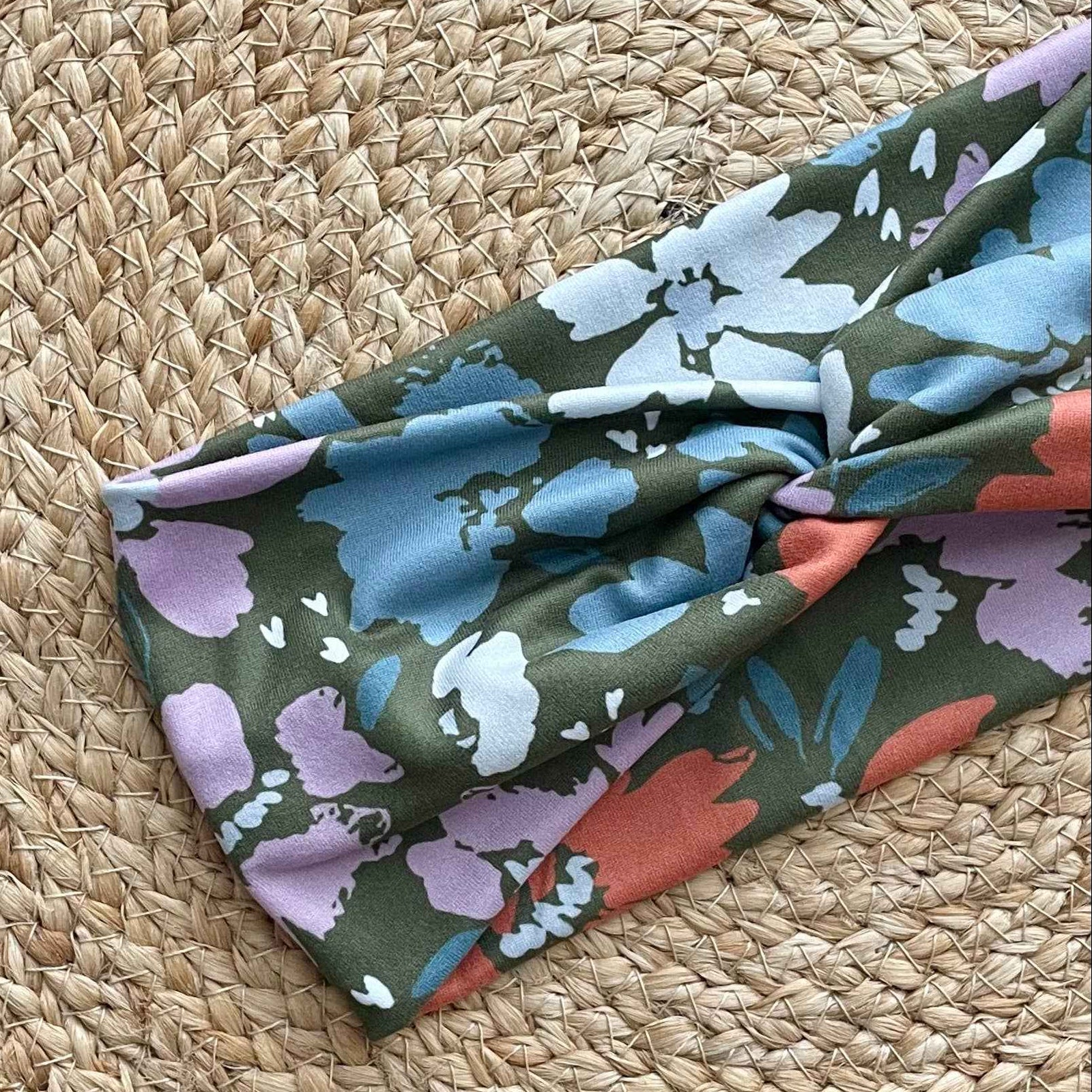 Undergrowth Floral Knit Twist Headband