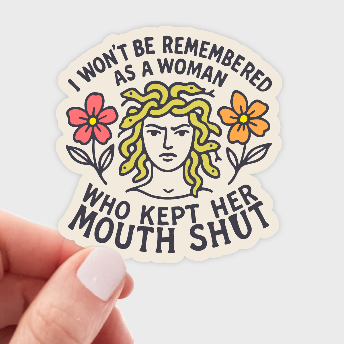 I Won&#39;t be Remembered Vinyl Sticker