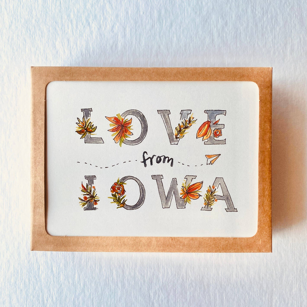 Love From Iowa Greeting Card | Box of 6
