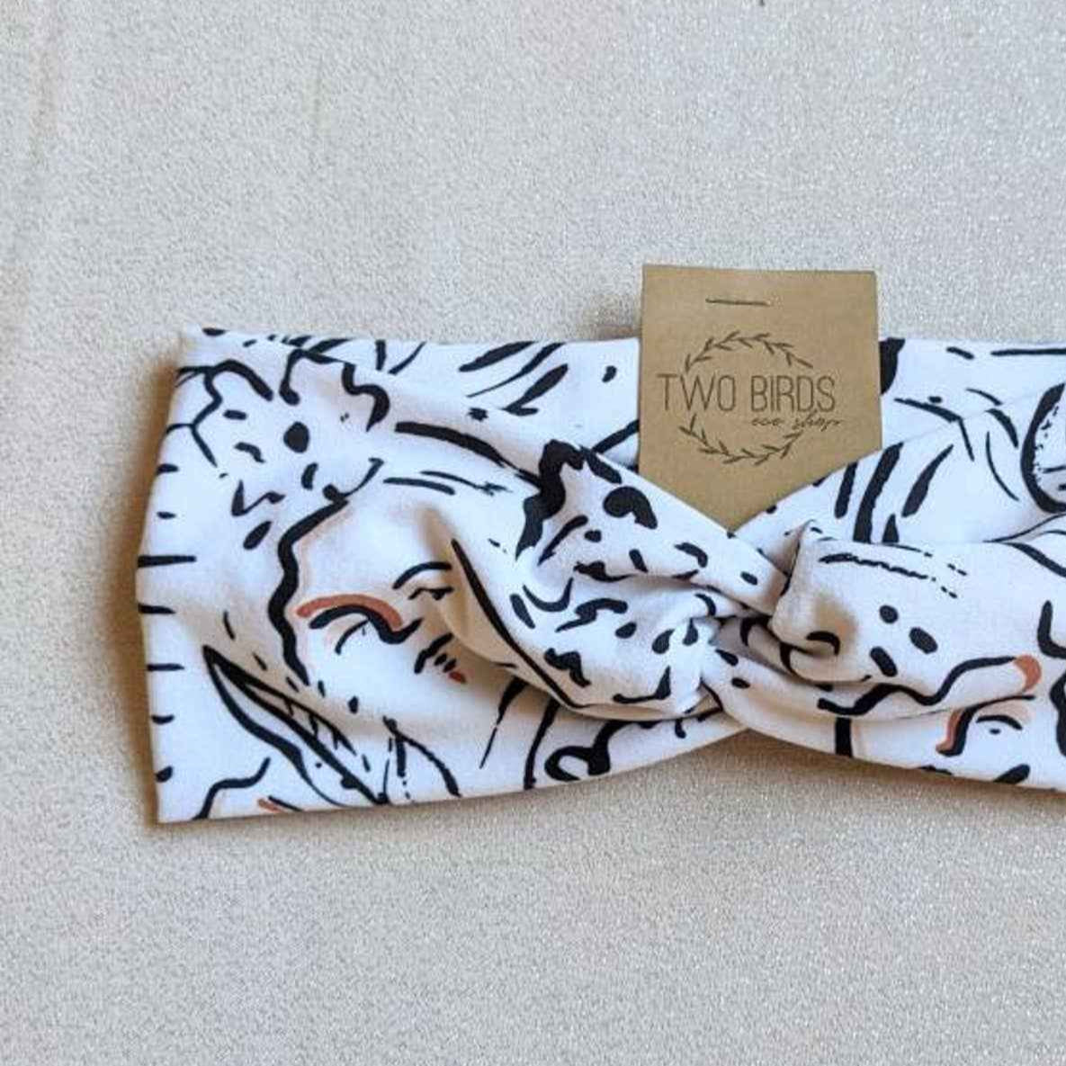 Knot Headband - Abstract Faces