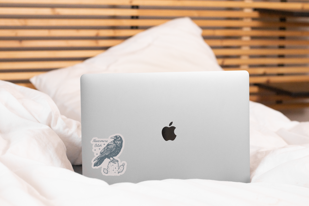 Nevermore Raven Sticker