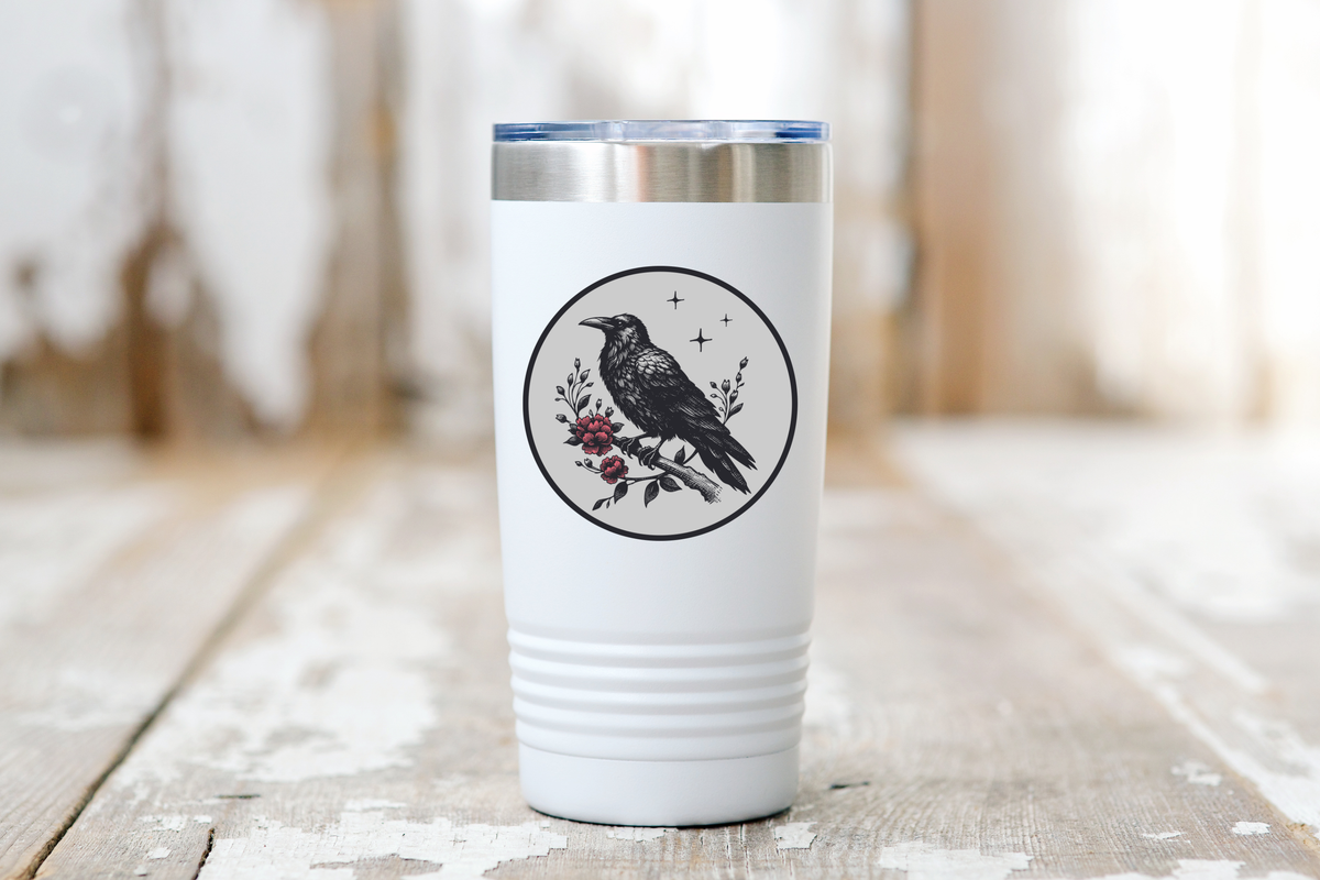 Raven Vinyl Sticker | Crow Sticker