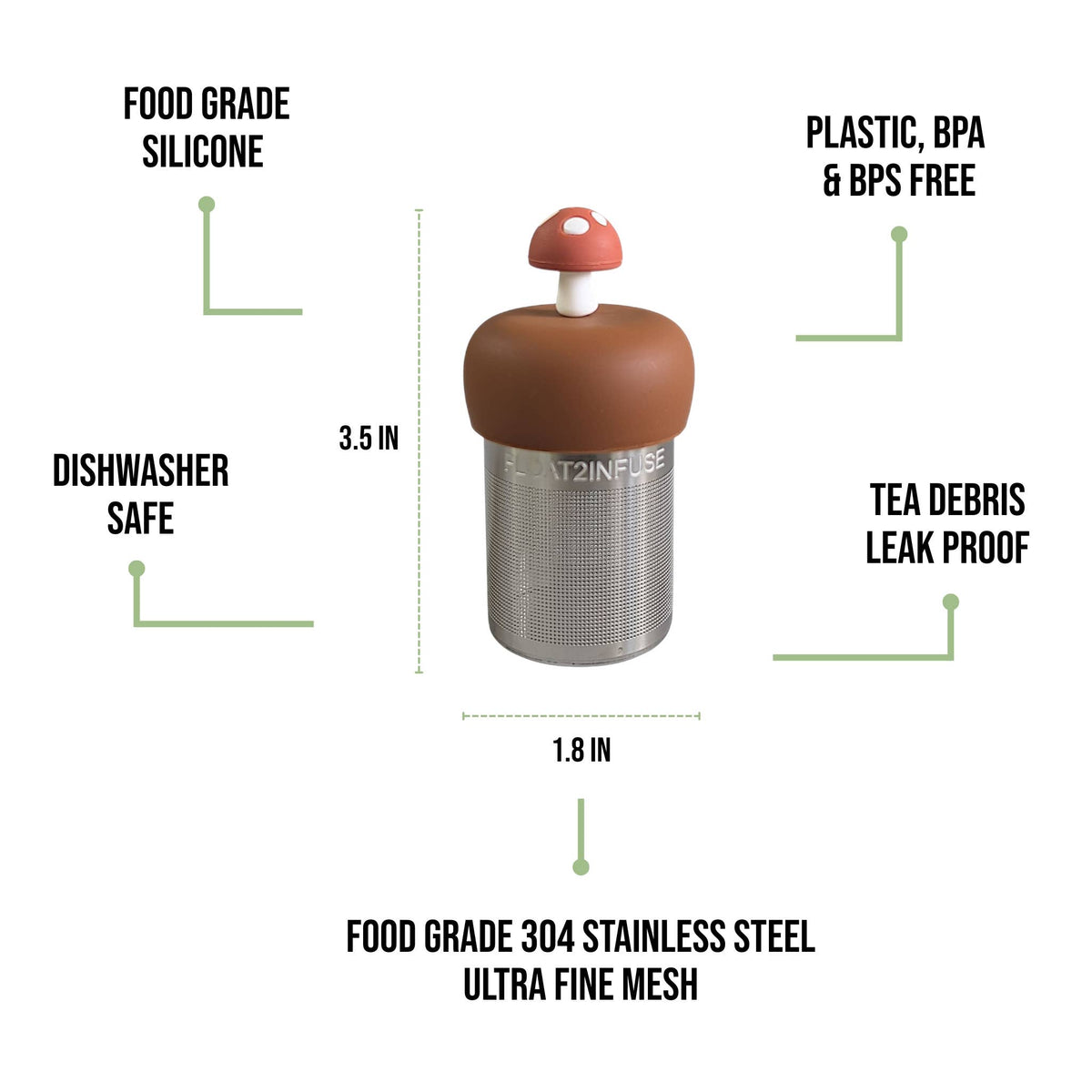 Red Mushroom | Floating Tea Infuser