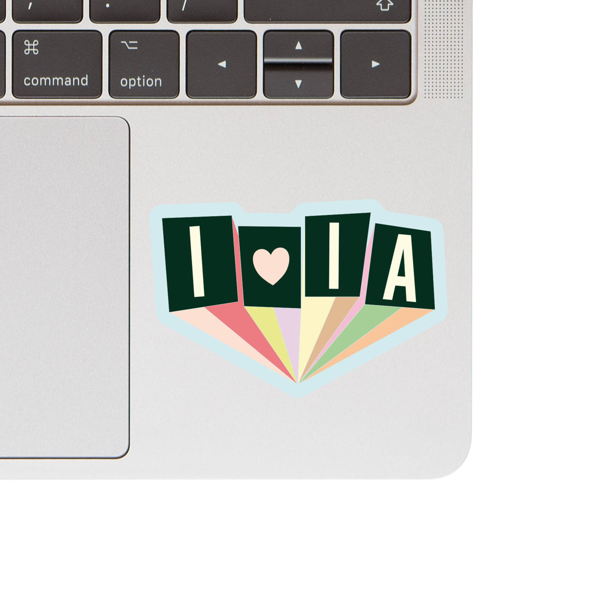 I Heart Iowa Vinyl Sticker