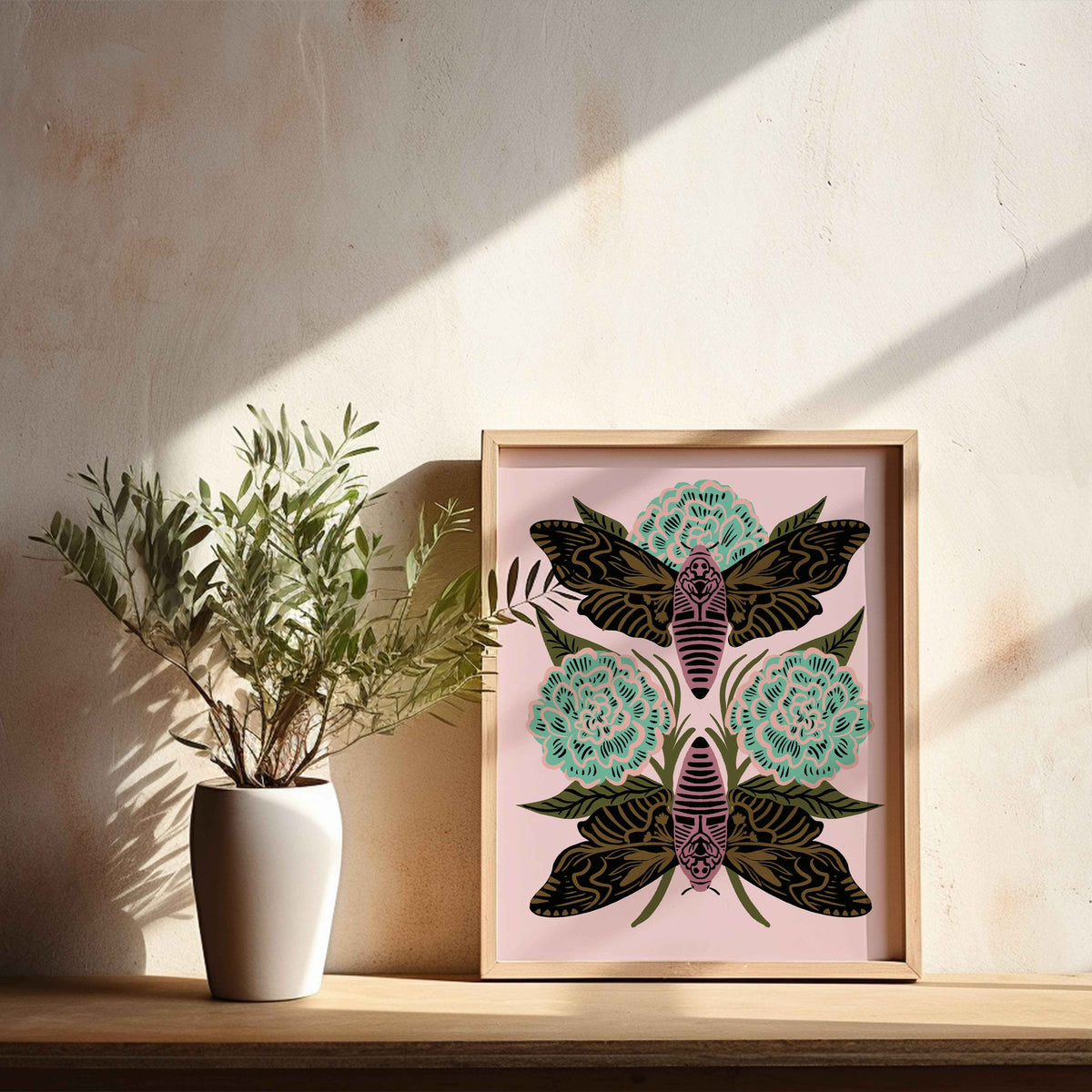 "Death's-Head Moth" - 8" x 10" Giclée Art Print