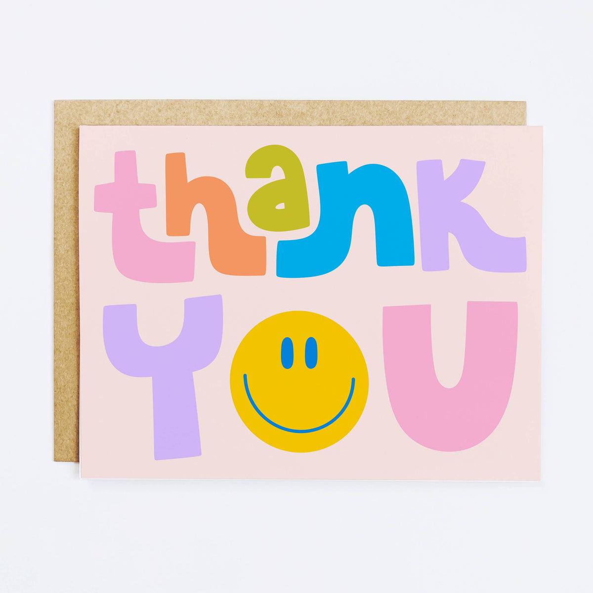 Smiley Face Thank You Card