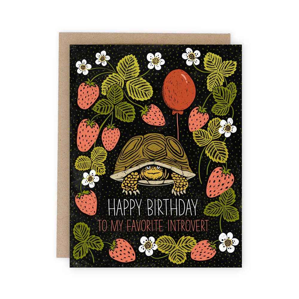 Favorite Introvert Birthday Greeting Card
