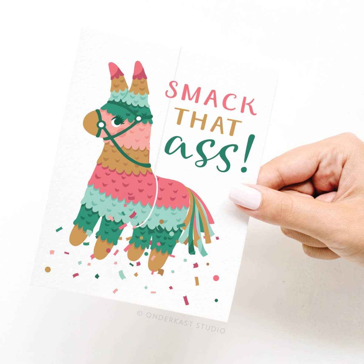 Smack That Ass! Piñata Greeting Card