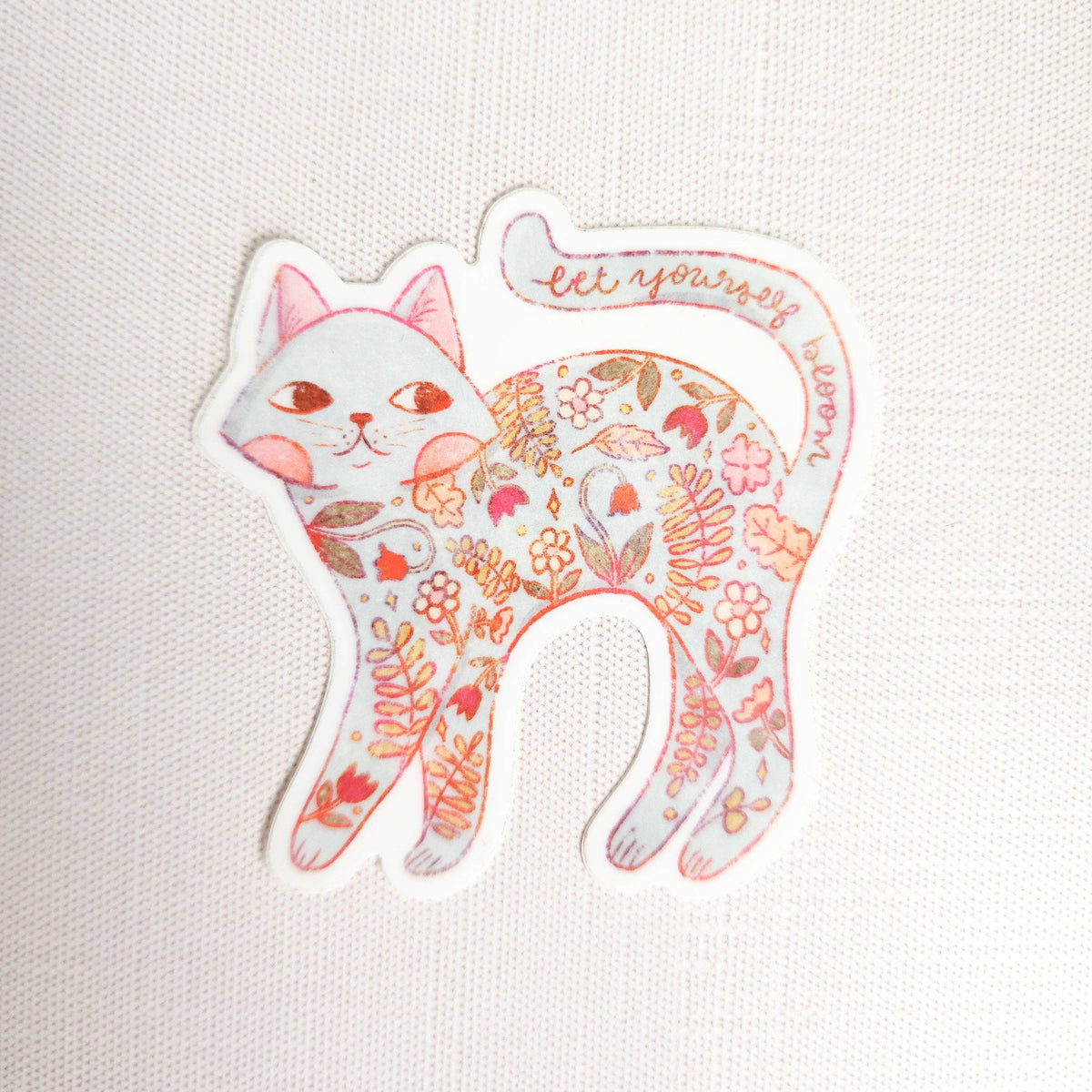 Let yourself bloom sticker
