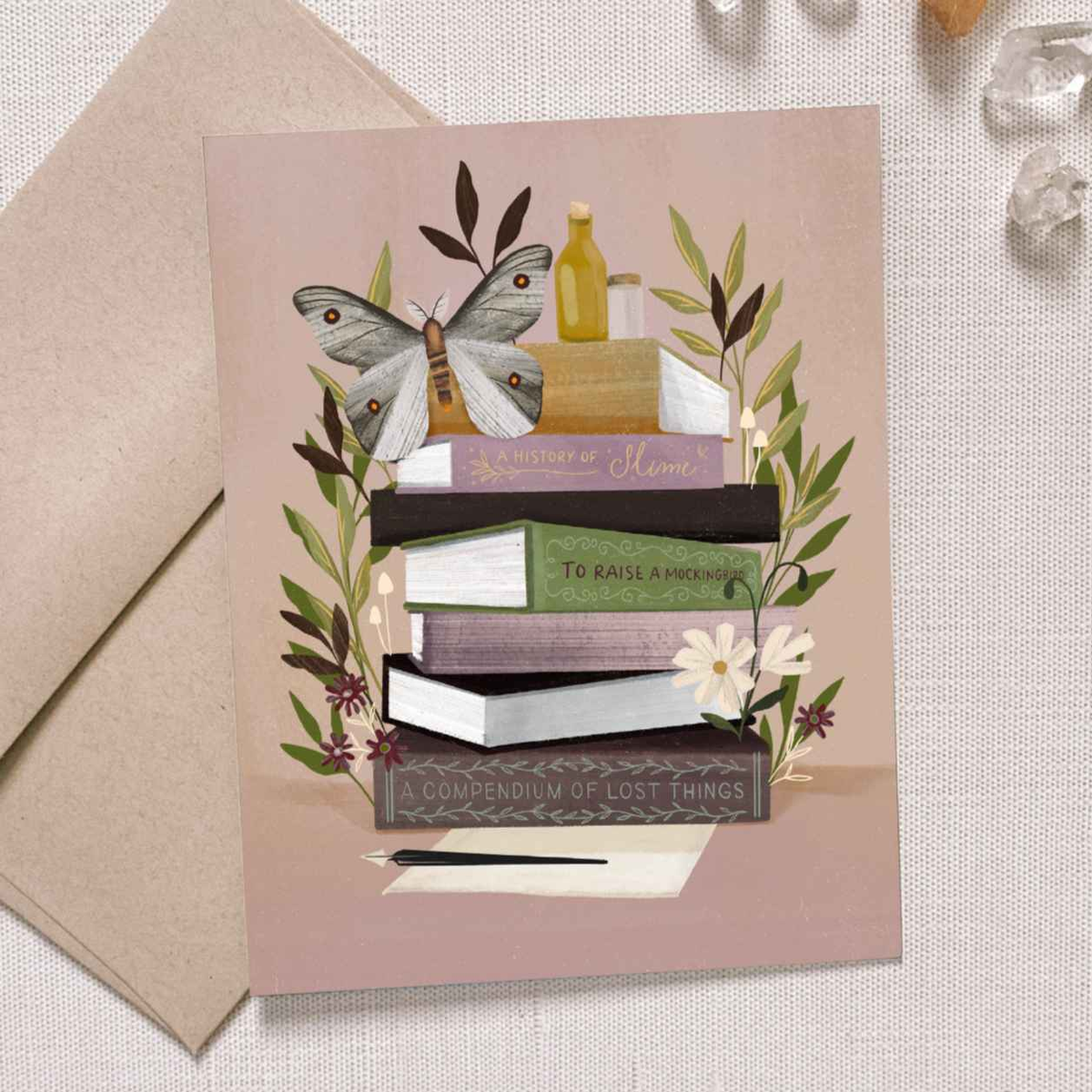 Light Academia Greeting Card