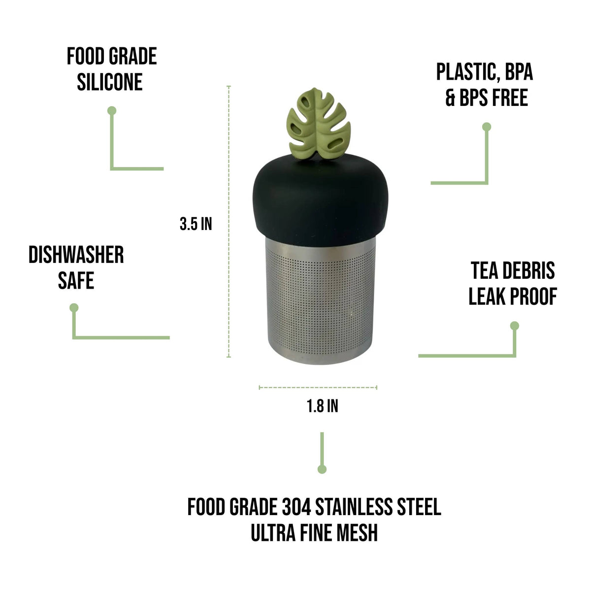 Monstera Leaf | Floating Tea Infuser