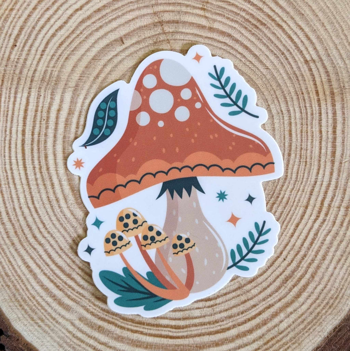 Mushroom Vinyl Sticker