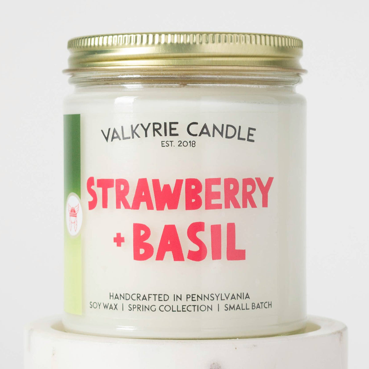 Strawberry Basil Soy Candle
