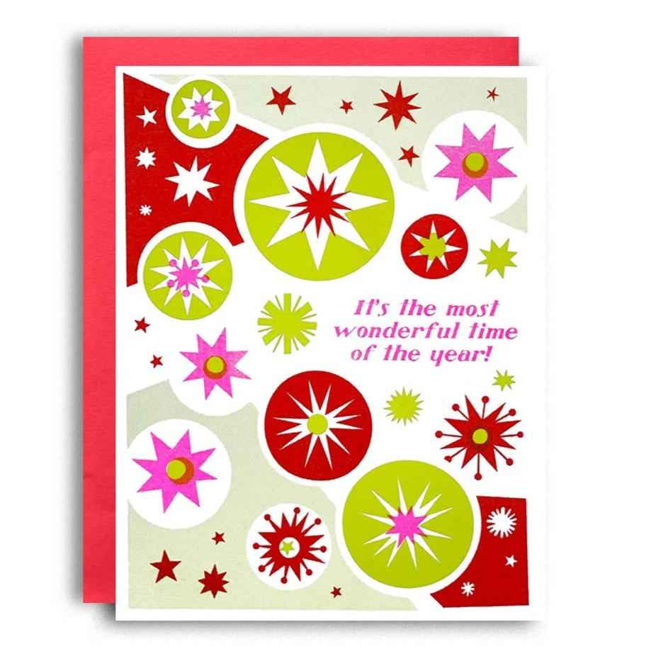 Most Wonderful Time - Christmas Greeting Card