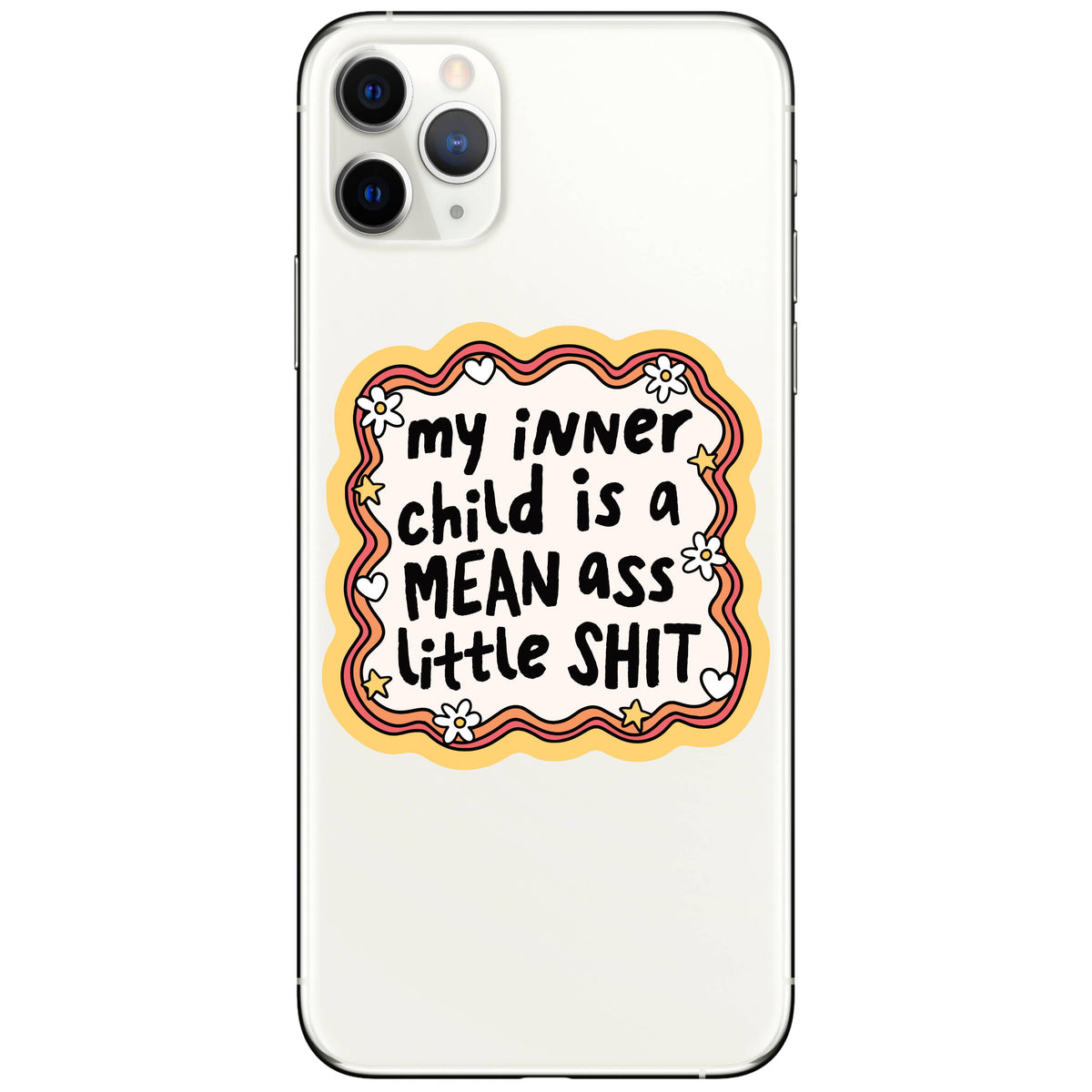 My Inner Child is a Little Shit Vinyl Sticker