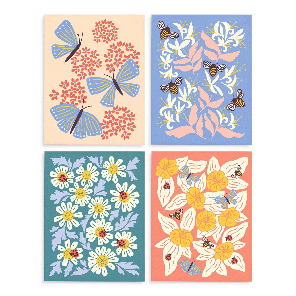 Butterfly Garden Greeting Card Set: Boxed Set of 8