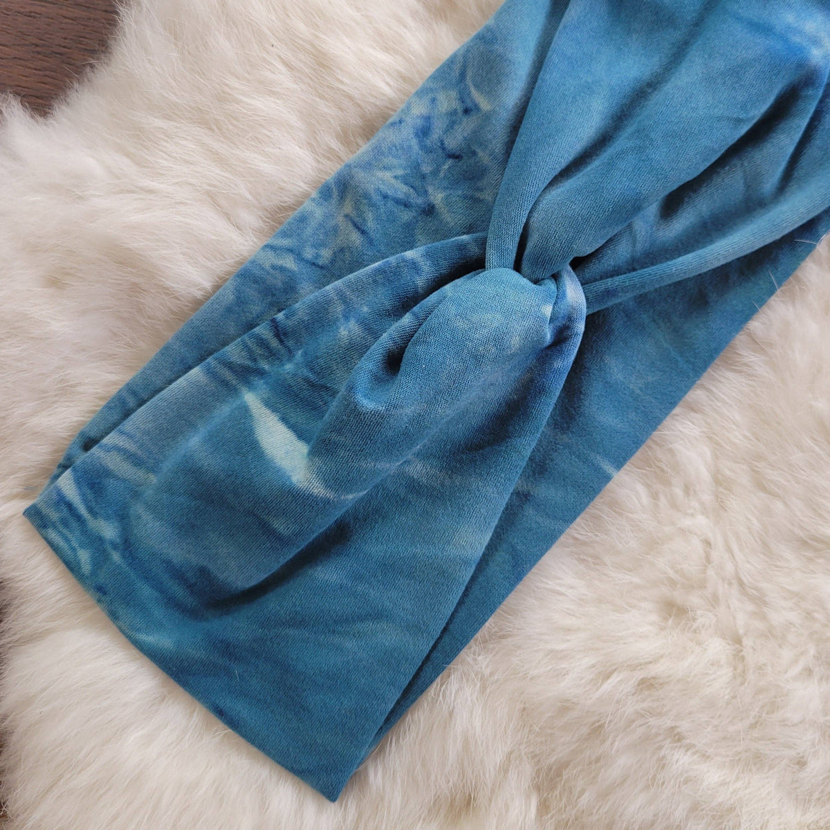 Teal Tie Dye Headband