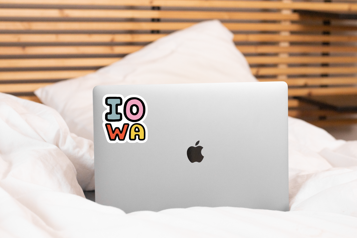 Iowa Sticker | Waterproof Vinyl