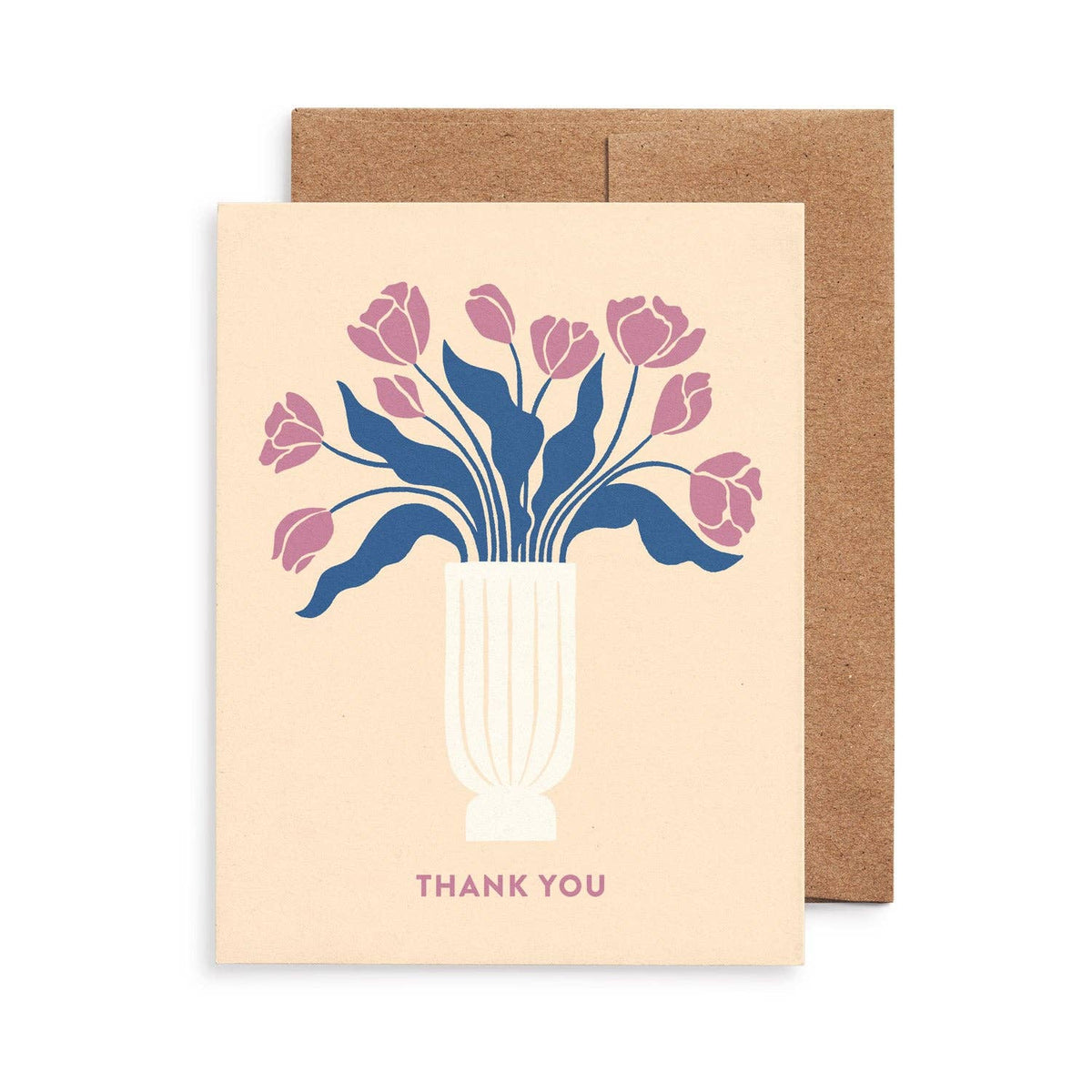 Flower Vase Thank You Card Set: Boxed Set of 8