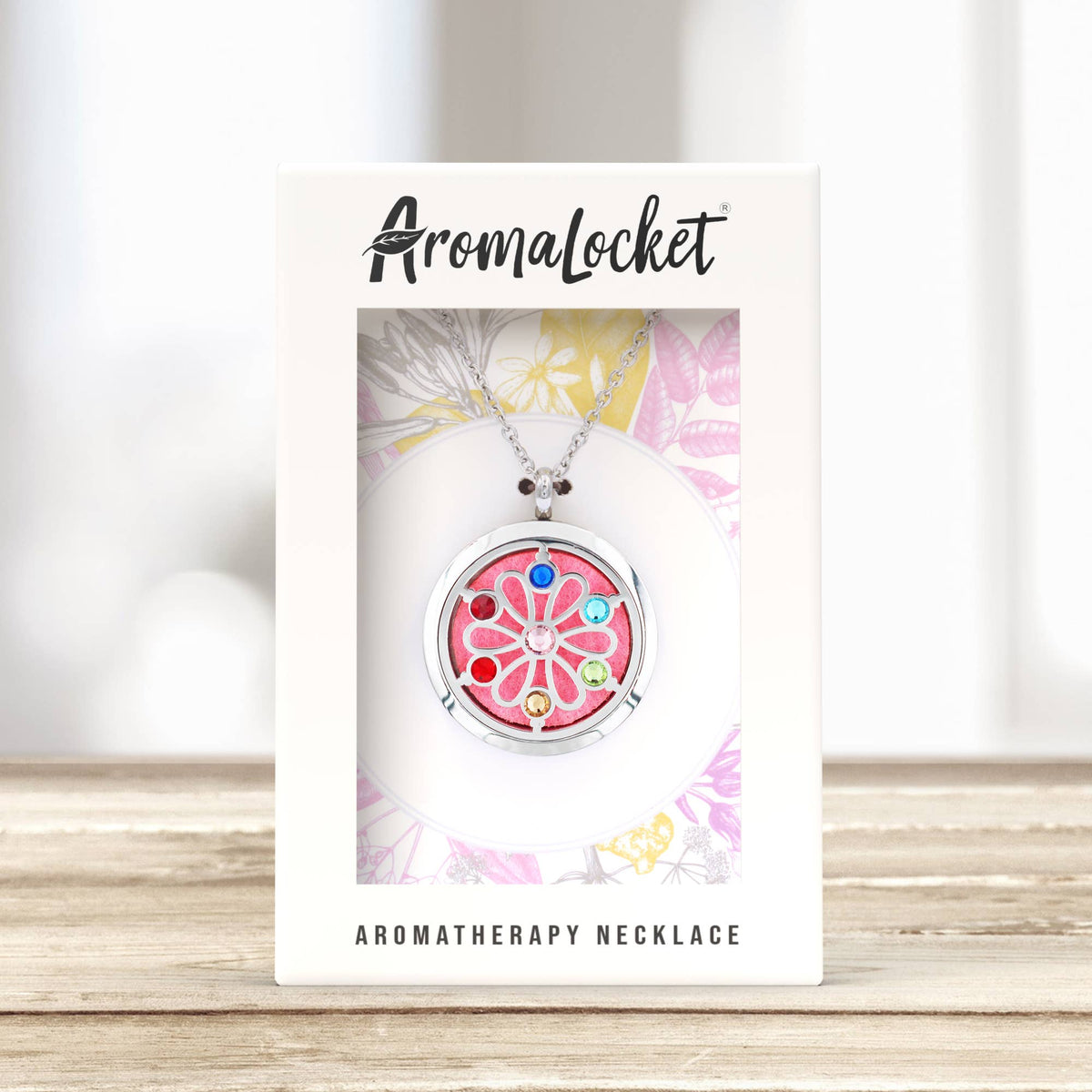 Chakra Essential Oil Diffuser Necklace