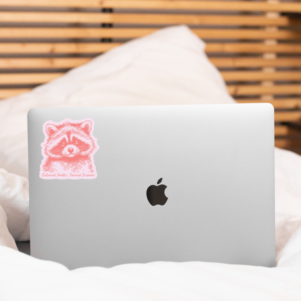 Outward Smiles, Inward Screams Vinyl Sticker