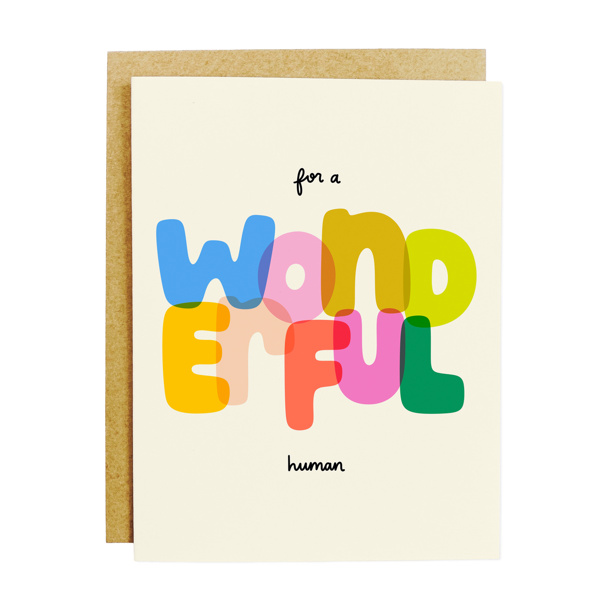 For A Wonderful Human Greeting Card