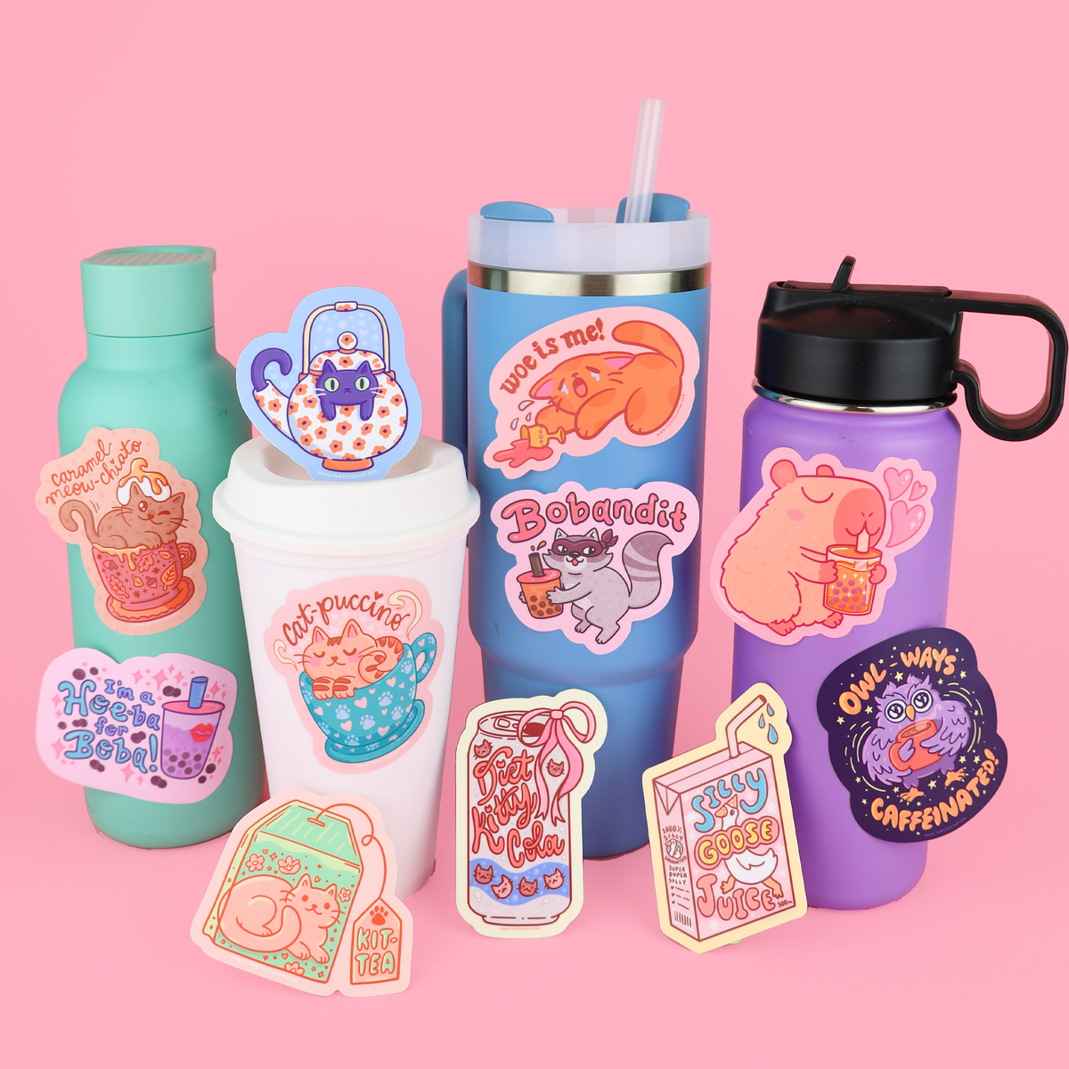 Kittea Teabag | Vinyl Sticker