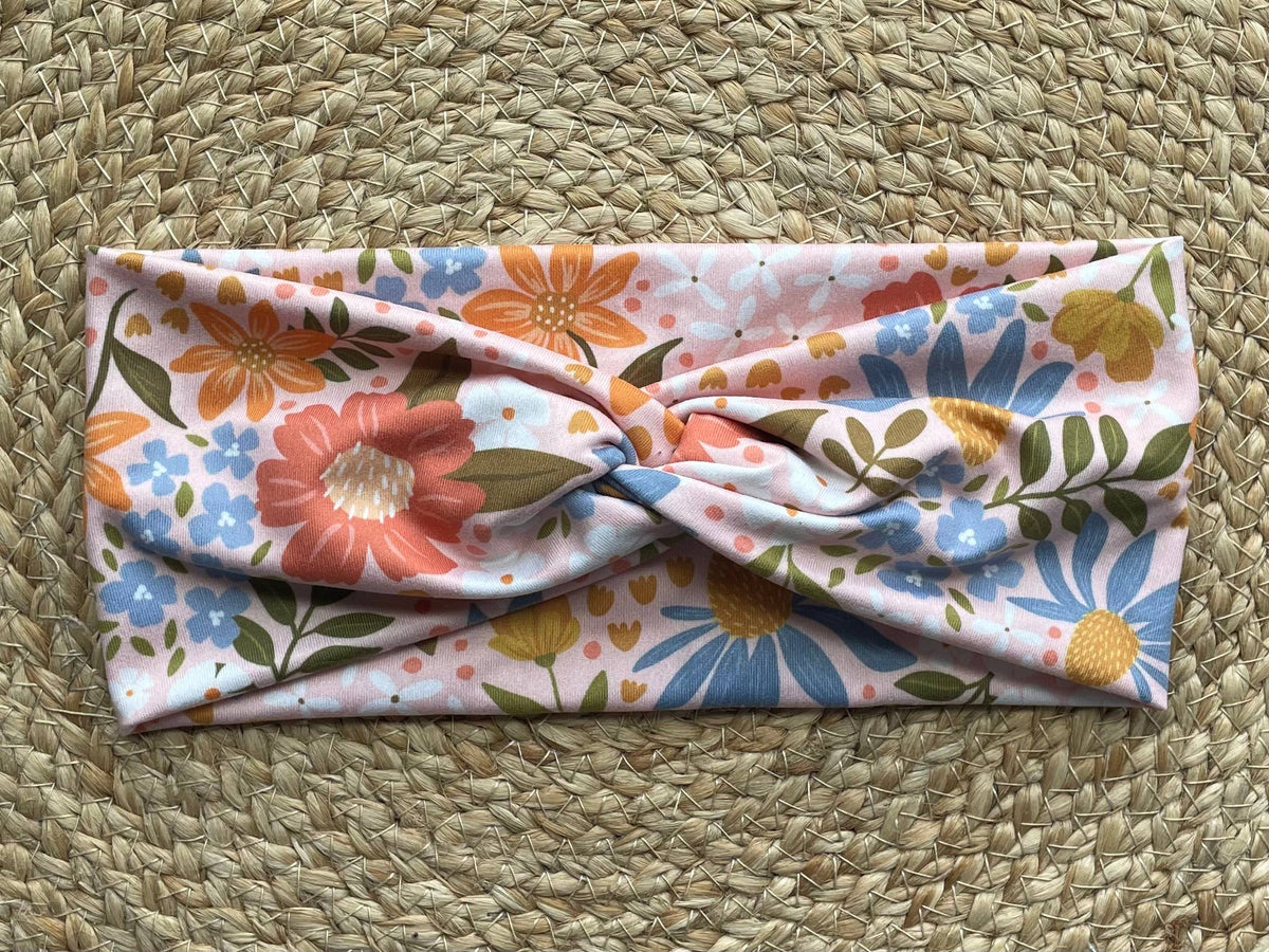 Millefleur at Dawn Knit Twist Headband
