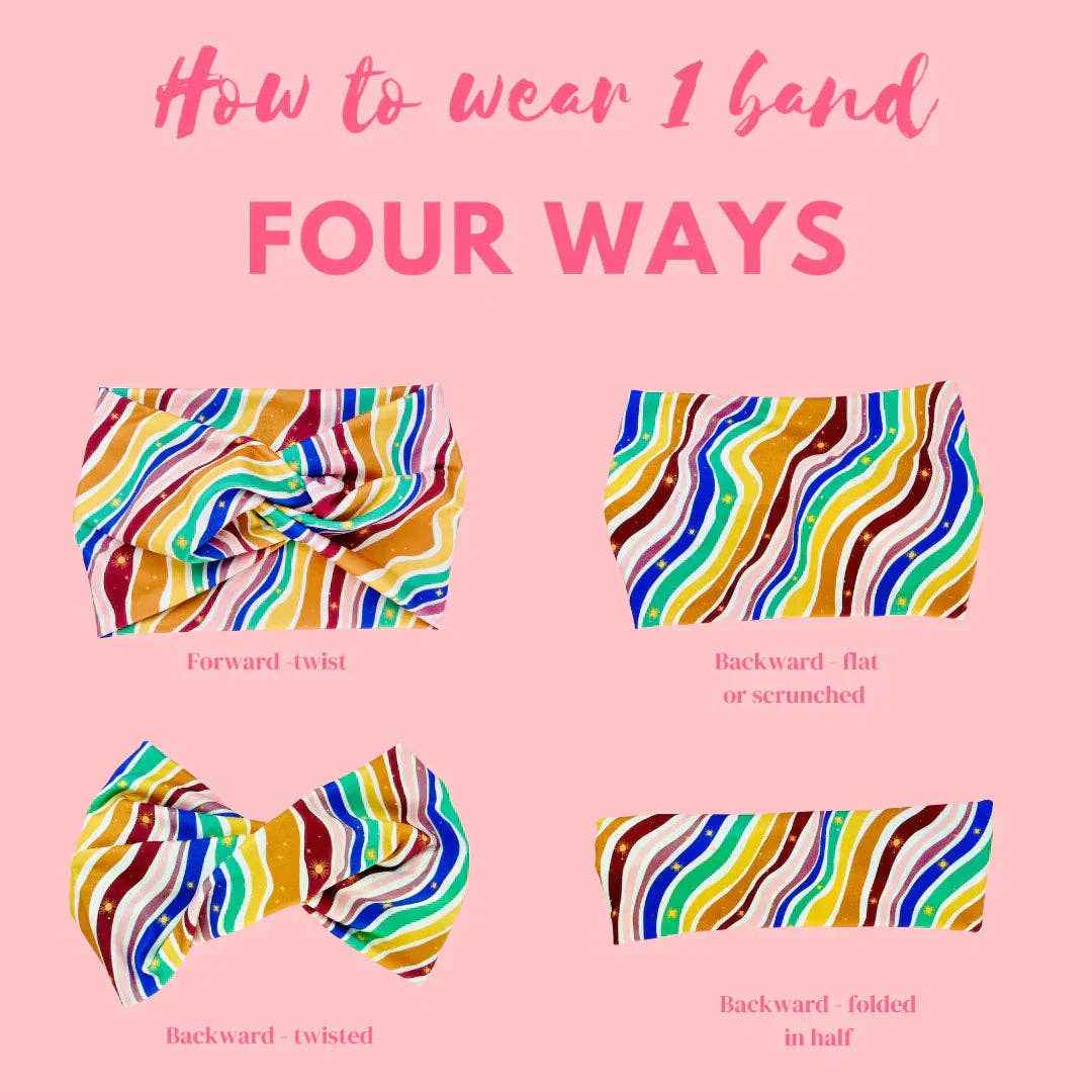 Twist Headband - Happy Daisies