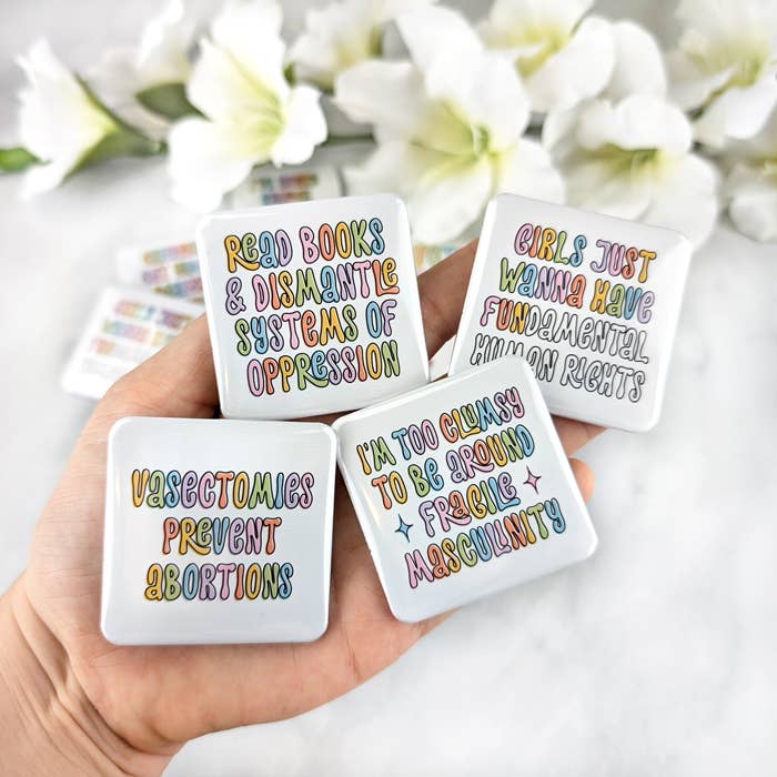 Women Don&#39;t Owe You Shit Magnet 2x2