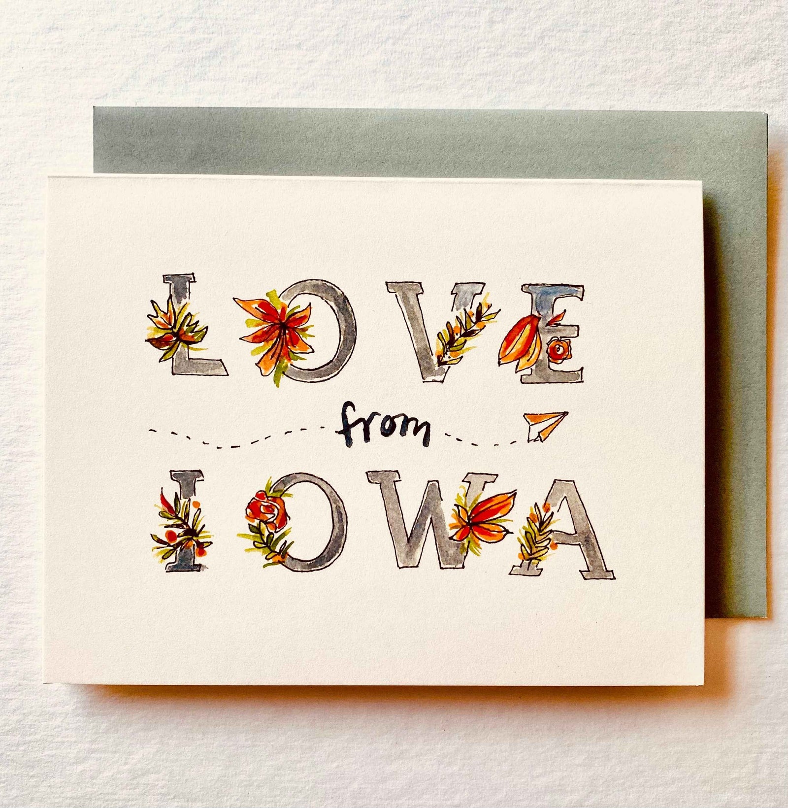Love From Iowa Card