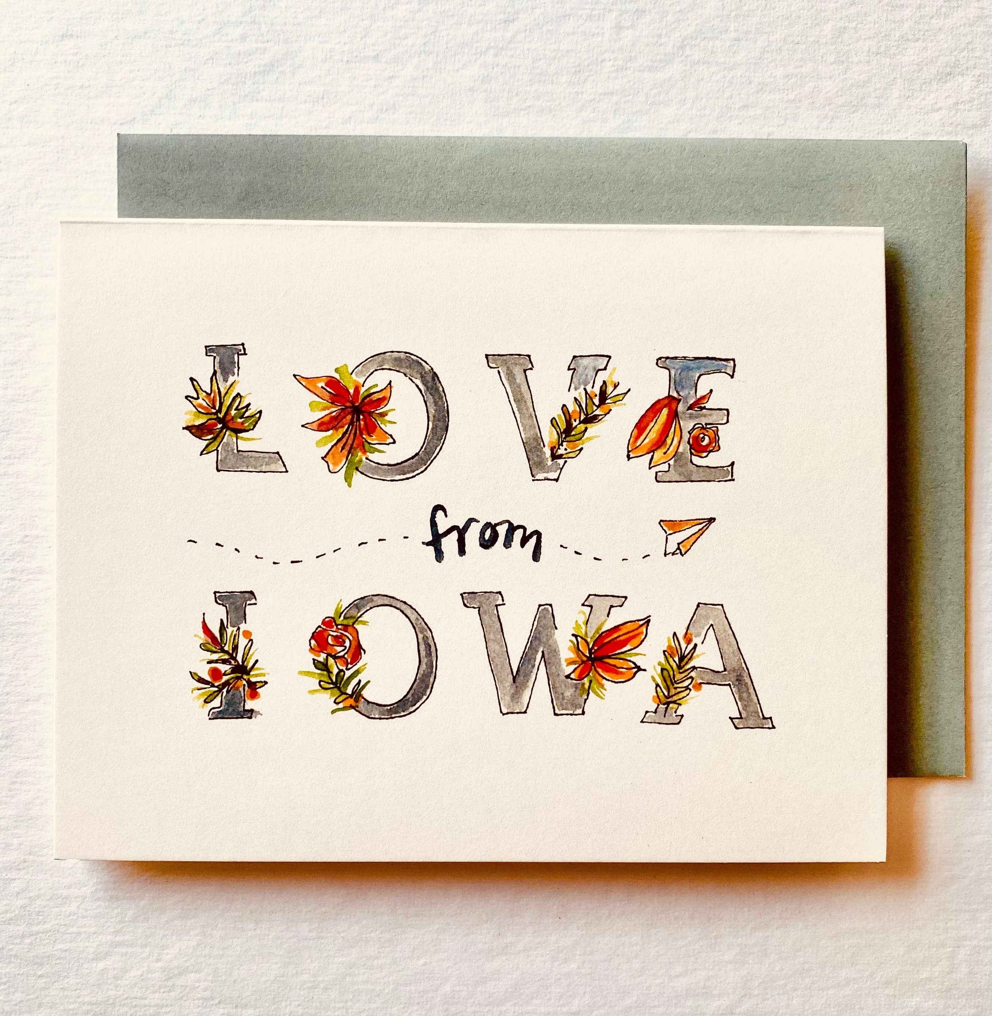 Love From Iowa Card