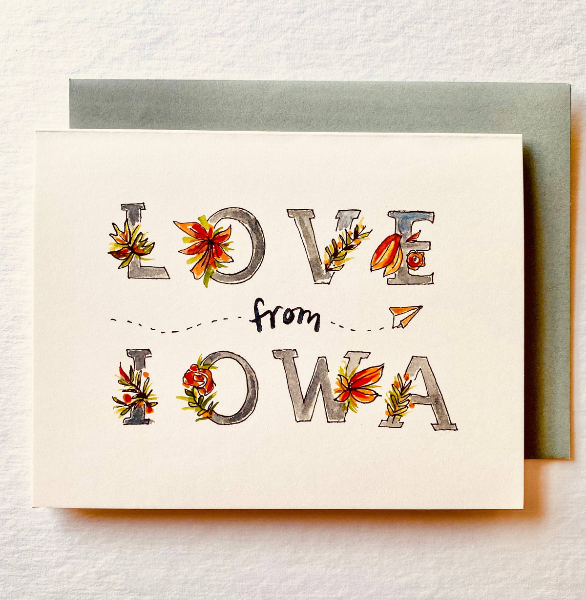 Love From Iowa Greeting Card | Box of 6