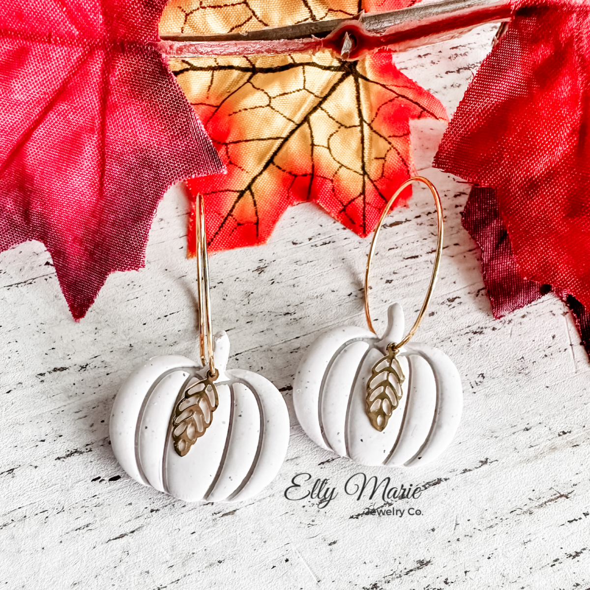 Fall Pumpkin Dangle Earrings