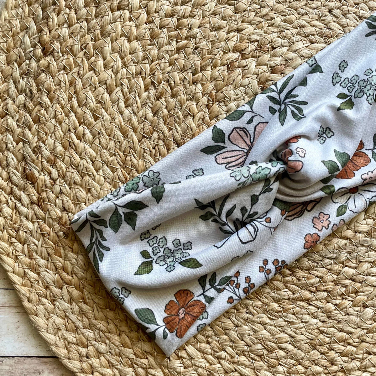 Mini Montana Floral Knit Twist Headband