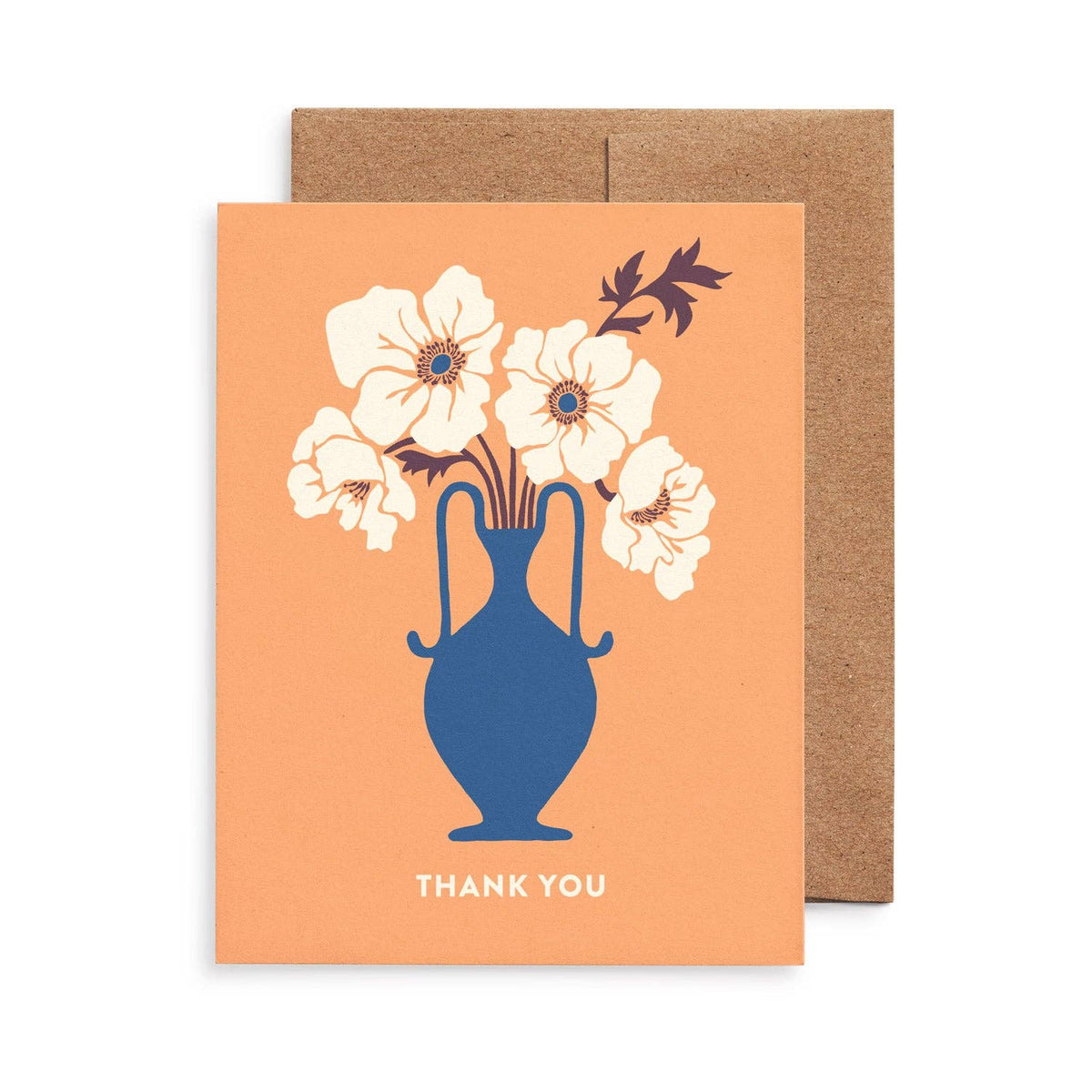 Flower Vase Thank You Card Set: Boxed Set of 8