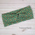 Boho Natural Blue Sage Floral Print Twist Headband