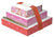 Prairie Rose Notepad - Tower of Notes with Pen